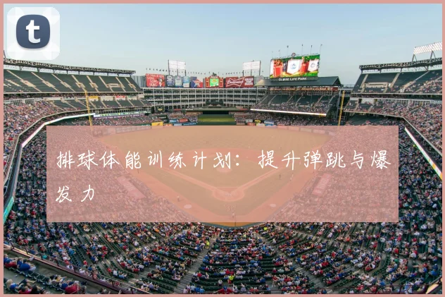 排球体能训练计划：提升弹跳与爆发力